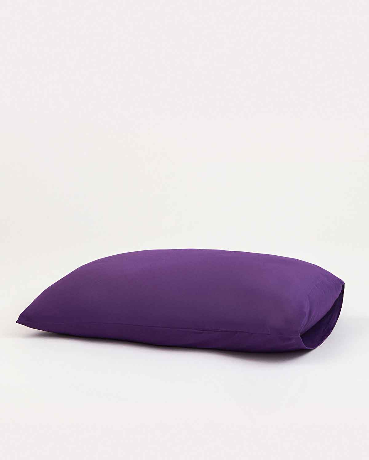 Lavish Sateen Pillowcase 2pcs - Purple