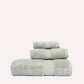 Plush Cotton Spa Towel Set - Light Green (3 Towels)