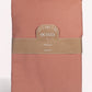 Classic Percale - Duvet Cover Set - Peach with White Piped Edge