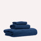 Willow Cotton Towel Set - Navy Blue (3 Towels)