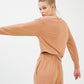 Long Sleeve Loungewear Set - Light Brown - Ocoza