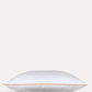 Classic Percale - Duvet Cover Set - White with Peach Piped Edge