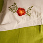 Embroidered Duvet Cover Set - Beige