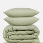 Classic Percale - Duvet Cover Set - Sage Green