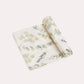 Eucalyptus Muslin Baby Cloth - White & Mint - Ocoza