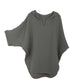 Cocoon Cotton Poncho-Green