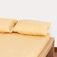 Sateen Stripe Pillowcase 2pcs - Gold