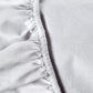 Classic Percale Fitted Sheet - Grey