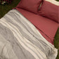 Mollis Muslin Cotton Blanket - Grey Striped