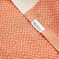 Cotton Peshtemal Towel-Orange & White