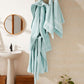 Spa Cotton Bathrobe Set 3 pcs - Green - Ocoza