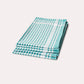 Checked Cotton Tea Towel 6 pcs - Green - Ocoza