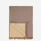 Cocoon Muslin Cotton Throw - Bison & Oak Buff