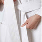 Santorini Cotton Bath Robe - White