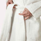 Muslin Cotton Bathrobe - White