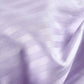 Sateen Stripe - Core Bedding Set - Lilac & Grey