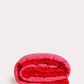 Reversible Percale Bedding Set - Fuchsia & Red