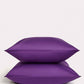 Lavish Sateen Pillowcase 2pcs - Purple