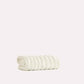 Ribbed Soft Cotton Towel Set - Cream (2 Towels)