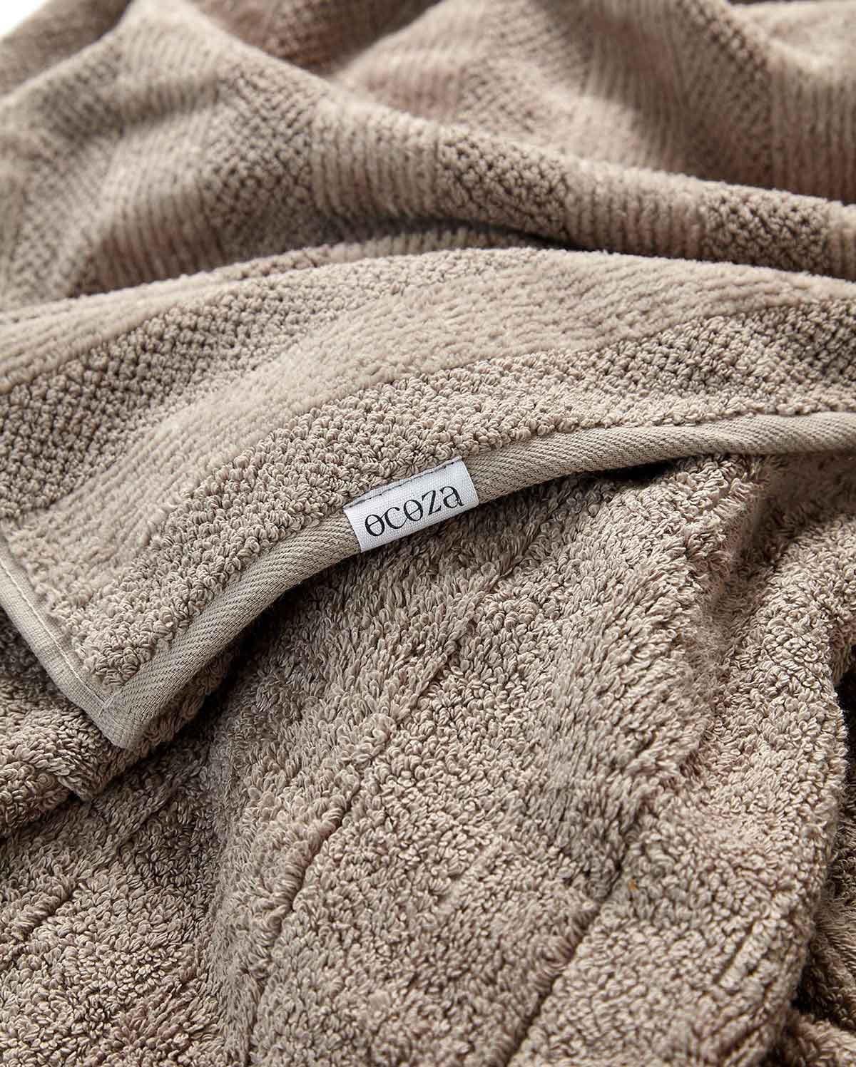 Cotton Velvet Towel Set - Dark Chocolate (2 Towels)