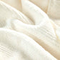 Cotton Velvet Towel Set - Cream (2 Towels)