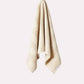 Cotton Velvet Towel Set - Custard Cream (2 Towels)