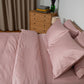 Lavish Sateen Duvet Cover - Nude Pink