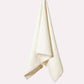Cotton Velvet Towel Set - Cream (2 Towels)