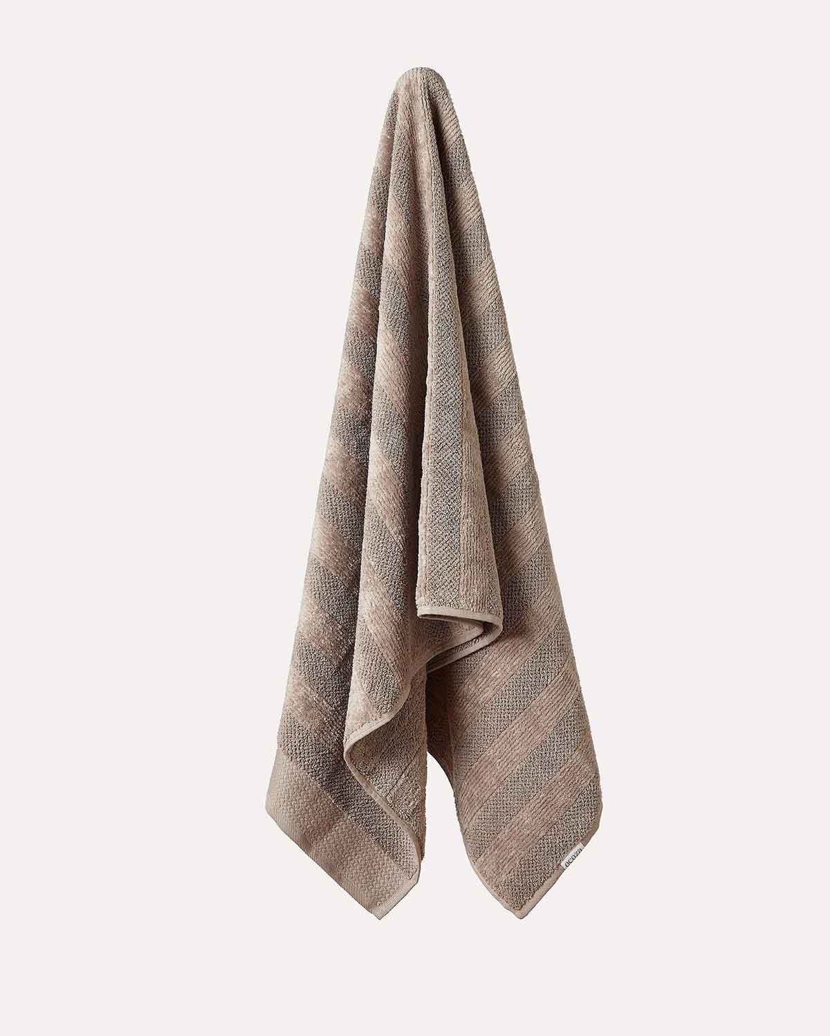 Cotton Velvet Towel Set - Dark Chocolate (2 Towels)