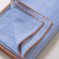 Cotton Stiched Throw - Blue