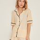 Cotton Woven Pyjama Set - Yellow